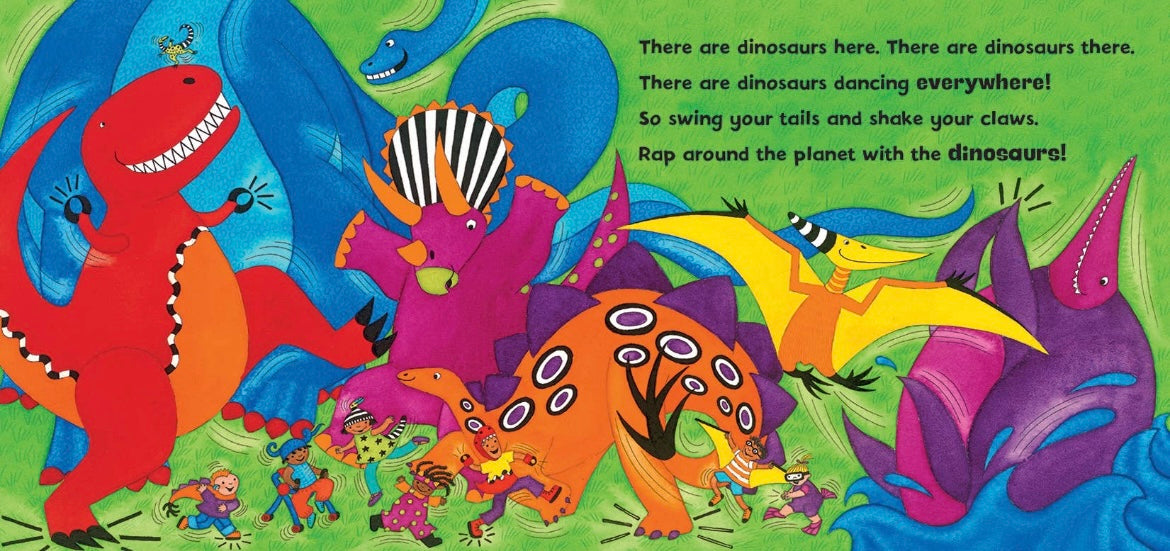 Dinosaur Rap- Paperback Book with Audio/Visual